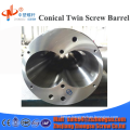 Factory Price Bimetallic Screw Barrel Conical Twin For PVC Pipe  Extruder